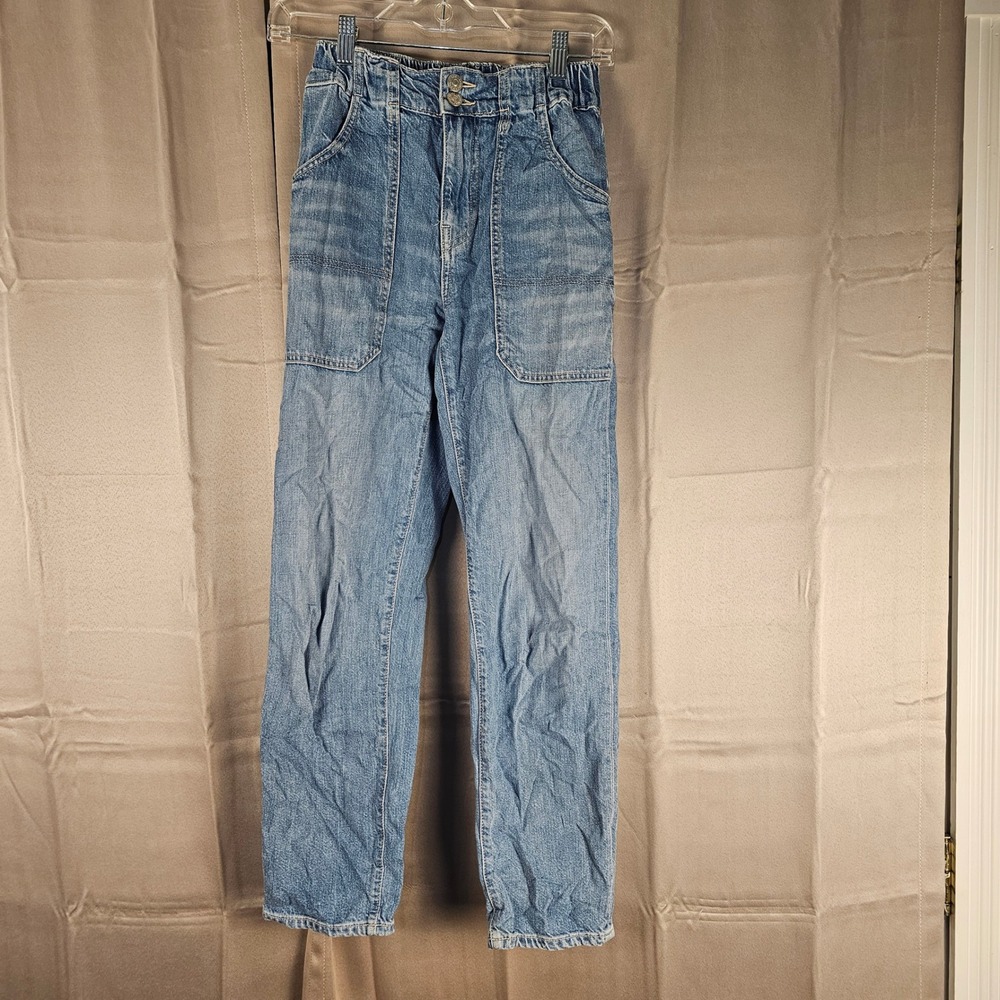 Veronica Beard Womens Arya Straight Nova Wash High Rise Crop Jeans 23
